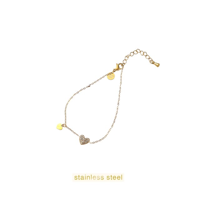 Little Sparkly heart Bracelet B56398-2 Little Sparkly heart Bracelet B56398-2