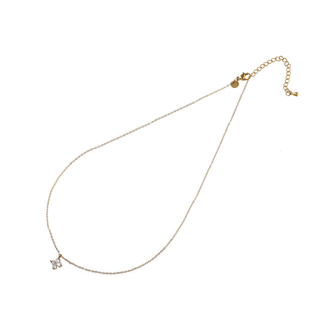 Stone Clover Necklace N56029-1 Stone Clover Necklace N56029-1