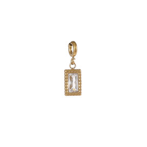 Square Stone Pendant P56300-2