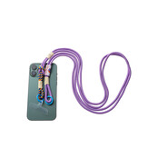 Telefoonkoord Long Knot Purple + Blue T551-3 Telefoonkoord Long Knot Purple + Blue T551-3