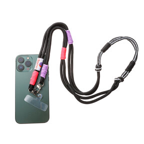 Telefoonkoord Long Double Black T553-4