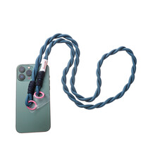 Telefoonkoord Long Twirl Blue T554-5