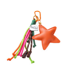 Bag Charm Star Chain Orange T570-1