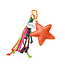 Day & Eve by Go Dutch Label Bag Charm Star Chain Orange T570-1
