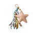 Day & Eve by Go Dutch Label Bag Charm Star Chain Cream T570-3