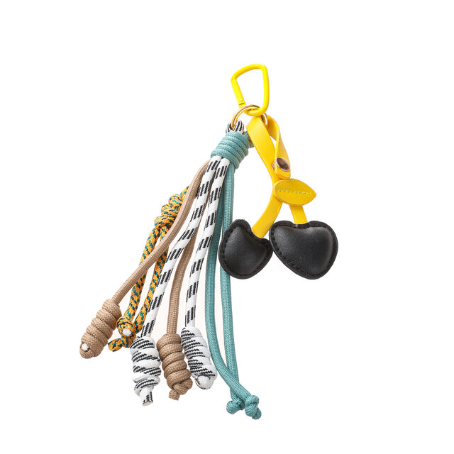 Bag Charm Cherry Chain Cream T571-2 Bag Charm Cherry Chain Cream T571-2