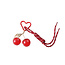 Day & Eve by Go Dutch Label Bag Charm Cherry Bag Chain T576