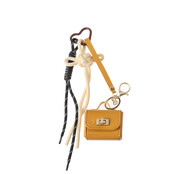 Bag Charm Fluffy Ball Black T578 Bag Charm Fluffy Ball Black T578