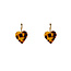 Day & Eve by Go Dutch Label Heart Dangle Leopard Oorbellen E55017-2