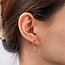 Day & Eve by Go Dutch Label Sparkle Moon Hoop Oorbellen E56426-2