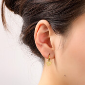 Radiant Heart Hoop Oorbellen E56419-2 Radiant Heart Hoop Oorbellen E56419-2