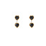 Day & Eve by Go Dutch Label Double Heart Stone Oorbellen E56386-2