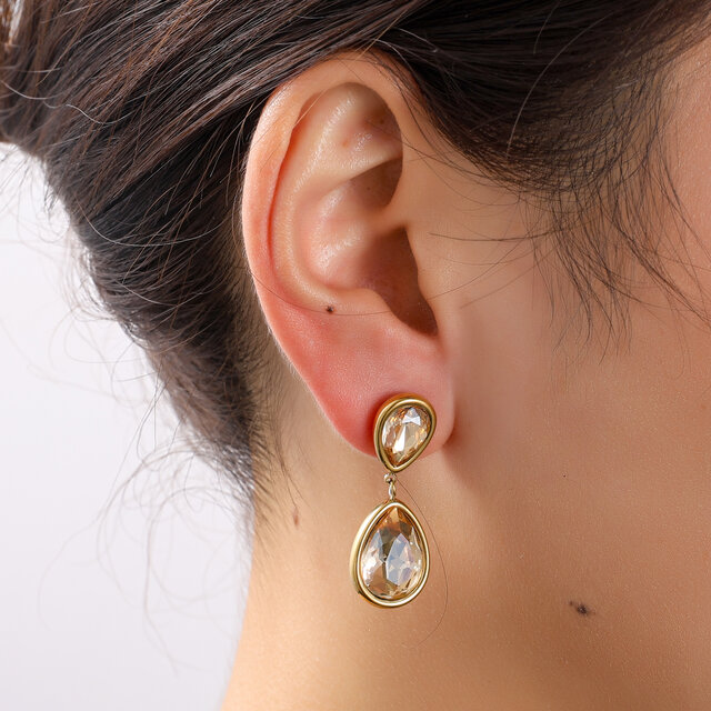 Double Stone Oorbellen E56385-4 Double Stone Oorbellen E56385-4