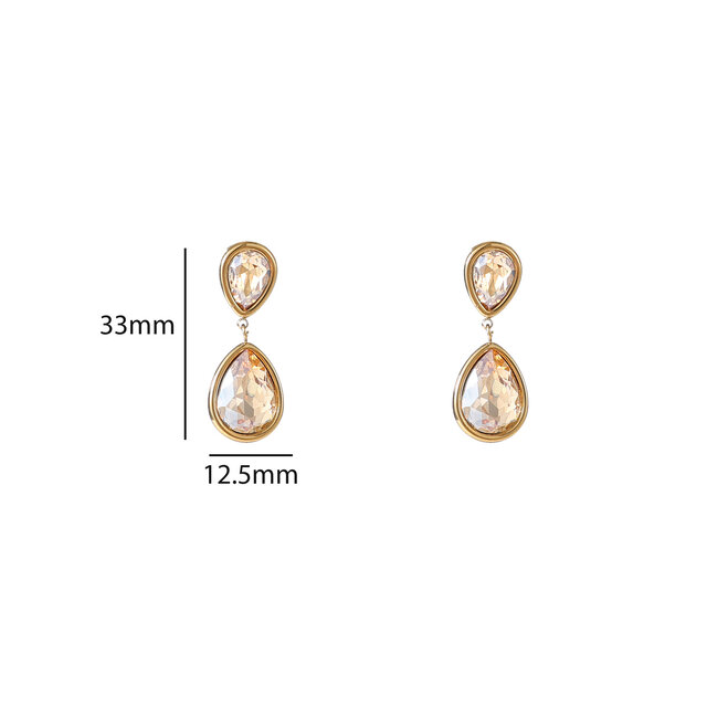 Double Stone Oorbellen E56385-4 Double Stone Oorbellen E56385-4