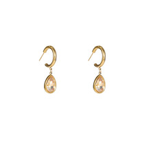 Stone Hoop Oorbellen E56384-4