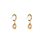 Day & Eve by Go Dutch Label Stone Hoop Oorbellen E56384-4