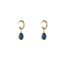 Stone Hoop Oorbellen E56384-3