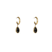 Stone Hoop Oorbellen E56384-2