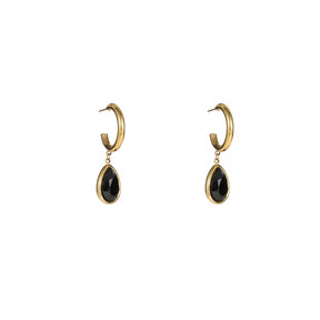 Stone Hoop Oorbellen E56384-2