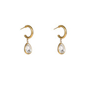 Stone Hoop Oorbellen E56384-1 Stone Hoop Oorbellen E56384-1