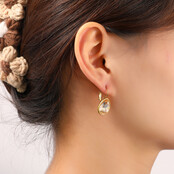 French Hook Big Drop Oorbellen E56381-4 French Hook Big Drop Oorbellen E56381-4