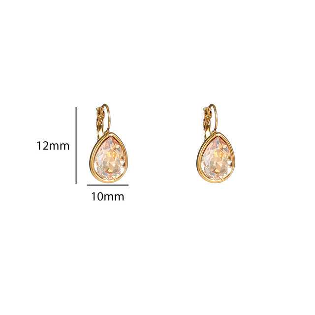 French Hook Big Drop Oorbellen E56381-4 French Hook Big Drop Oorbellen E56381-4