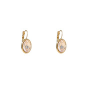 French Hook Big Oval Oorbellen E56380-4 French Hook Big Oval Oorbellen E56380-4