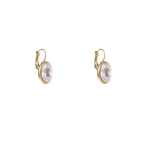 French Hook Big Oval Oorbellen E56380-1