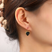 French Hook Heart Oorbellen E56379-2 French Hook Heart Oorbellen E56379-2