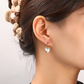 French Hook Heart Oorbellen E56379-1 French Hook Heart Oorbellen E56379-1