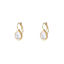 French Hook Oval oorbellen E56377-1