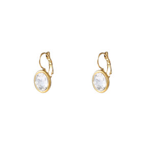 French Hook Oval oorbellen E56377-1