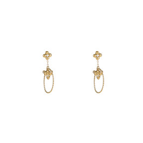 Bee Dangle Oorbellen E56368-2