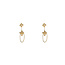 Day & Eve by Go Dutch Label Bee Dangle Oorbellen E56368-2