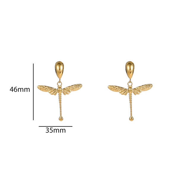 Dragonfly Dangle OorbellenE56345-2 Dragonfly Dangle OorbellenE56345-2