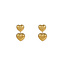 Day & Eve by Go Dutch Label Double Heart Stud Oorbellen E56265-2