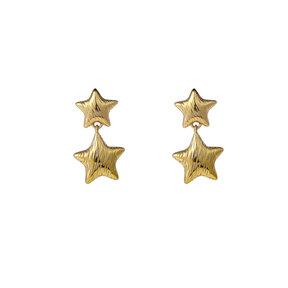Double Star Stud Oorbellen E56264-2
