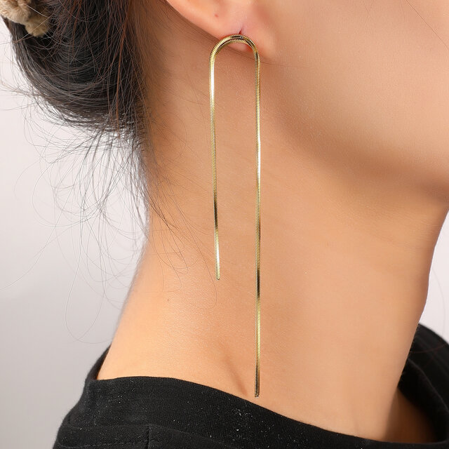 Round Knot Dangle Oorbellen E56245-2 Round Knot Dangle Oorbellen E56245-2