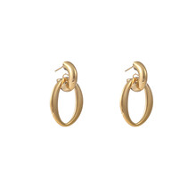 Open Oval Hoop Oorbellen E56244-2