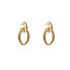 Day & Eve by Go Dutch Label Open Oval Hoop Oorbellen E56244-2