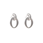 Open Oval Hoop Oorbellen E56244-1 Open Oval Hoop Oorbellen E56244-1