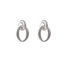 Open Oval Hoop Oorbellen E56244-1