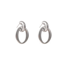 Open Oval Hoop Oorbellen E56244-1