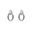 Day & Eve by Go Dutch Label Open Oval Hoop Oorbellen E56244-1