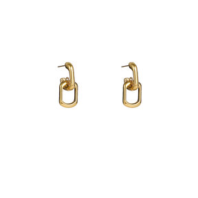 Open Square Hoop Oorbellen E56243-2