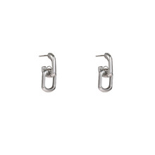 Open Square Hoop Oorbellen E56243-1