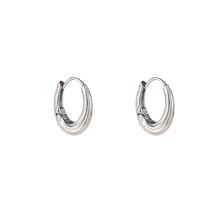 Medium Striped Drop Oorbellen E56215-1