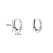 Medium Striped Drop Oorbellen E56215-1 Medium Striped Drop Oorbellen E56215-1