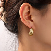 Striped Drop Oorbellen E56208-2 Striped Drop Oorbellen E56208-2