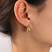 Croissant Drop Oorbellen E56207-2 Croissant Drop Oorbellen E56207-2